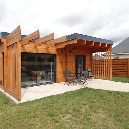 Chalet Cosy Climatise Avec Parking Et Internet Doue-la-Fontaine Exterior photo